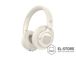 No name Conceptronic ALVAH02C słuchawki/zestaw słuchawkowy Przewodowy i Bezprzewodowy Opaska na głowę Muzyka Bluetooth Kremowy