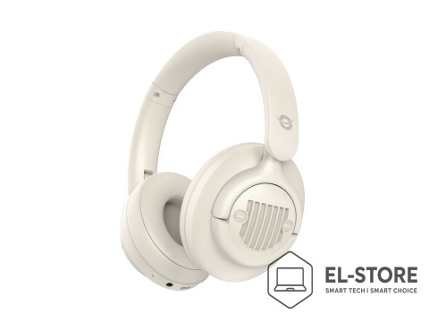 No name Conceptronic ALVAH02C słuchawki/zestaw słuchawkowy Przewodowy i Bezprzewodowy Opaska na głowę Muzyka Bluetooth Kremowy