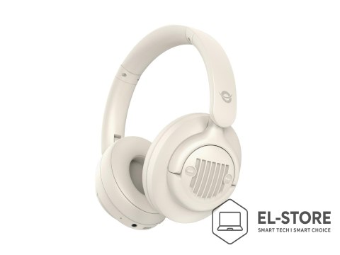 No name Conceptronic ALVAH02C słuchawki/zestaw słuchawkowy Przewodowy i Bezprzewodowy Opaska na głowę Muzyka Bluetooth Kremowy