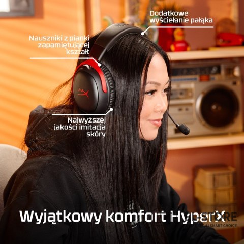 No name HyperX Cloud III Wireless - bezprzewodowy zestaw słuchawkowy do gier (czarny)