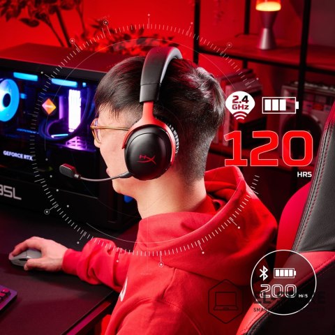 No name HyperX Cloud III Wireless - bezprzewodowy zestaw słuchawkowy do gier (czarny)