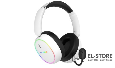 No name Słuchawki dla graczy Hator Phoenix 2 Wireless bezprzewodowe białe