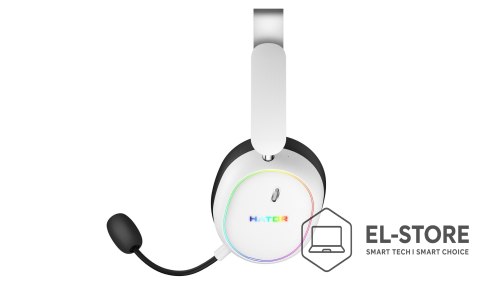 No name Słuchawki dla graczy Hator Phoenix 2 Wireless bezprzewodowe białe