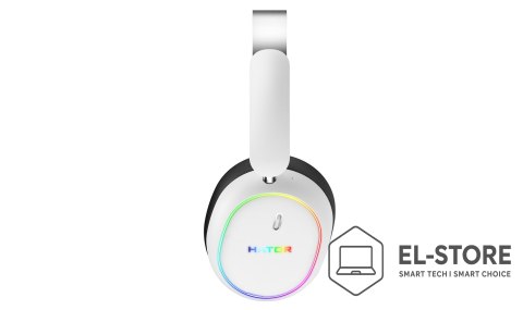 No name Słuchawki dla graczy Hator Phoenix 2 Wireless bezprzewodowe białe