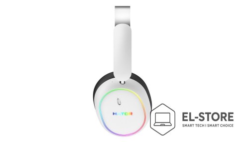 No name Słuchawki dla graczy Hator Phoenix 2 Wireless bezprzewodowe białe