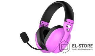 No name Słuchawki dla graczy Hyperpunk 3 Wireless bezprzewodowe fioletowe