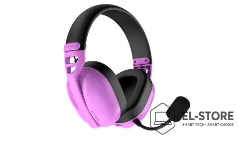 No name Słuchawki dla graczy Hyperpunk 3 Wireless bezprzewodowe fioletowe