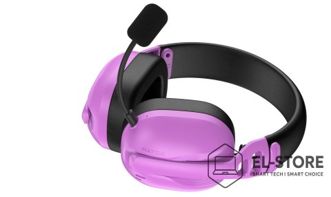 No name Słuchawki dla graczy Hyperpunk 3 Wireless bezprzewodowe fioletowe