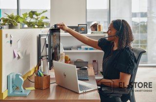 POLY Słuchawki Poly Blackwire 3220 Stereo USB-C Black Headset +USB-C/A Adapter (Box) 8X228AA