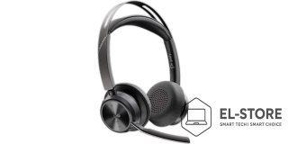 POLY Słuchawki Poly Voyager Focus 2-M USB-C-C Headset USB-C/A Adapter Charging Stand No localization Retail Packaging