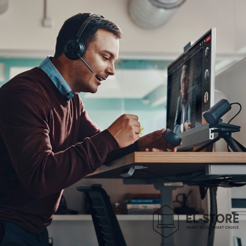 POLY Słuchawki Poly Voyager Focus 2-M USB-C-C Headset USB-C/A Adapter Charging Stand No localization Retail Packaging