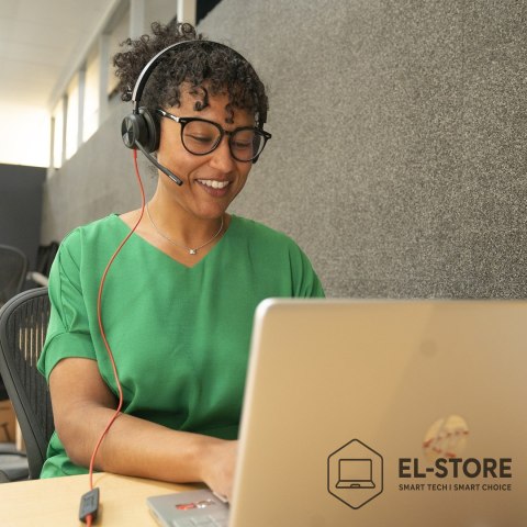 POLY Zestaw słuchawkowy POLY Blackwire 8225 Stereo 8X225AA USB-C z certyfikatem Microsoft Teams + przejściówka USB-C/A