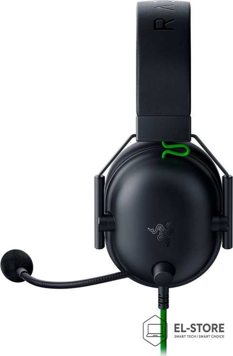 RAZER Razer Blackshark V2 X Zestaw słuchawkowy Przewodowa Opaska na głowę Gaming Czarny, Zielony