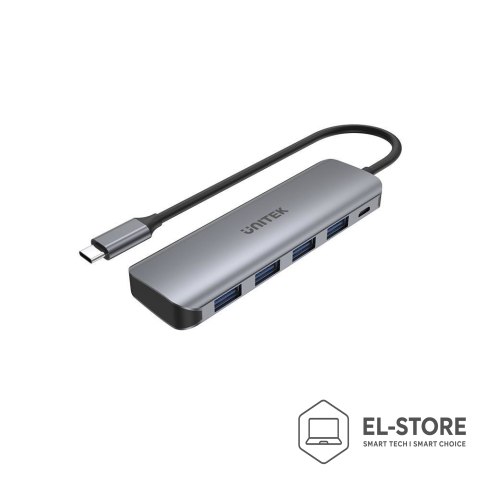 UNITEK UNITEK HUB USB-C 4XUSB 3.1 GEN1, MICROUSB, H1107A