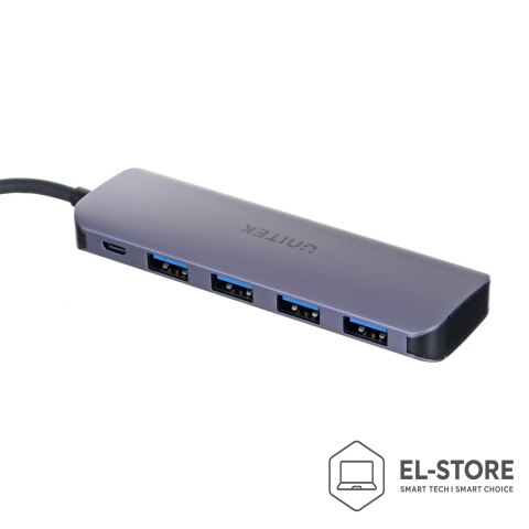 UNITEK UNITEK HUB USB-C 4XUSB 3.1 GEN1, MICROUSB, H1107A