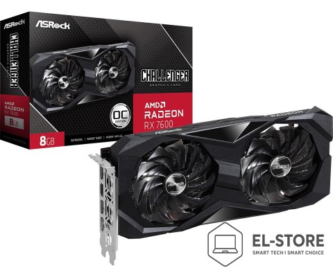 Asrock Karta graficzna ASRock Radeon RX 7600 Challenger 8GB OC