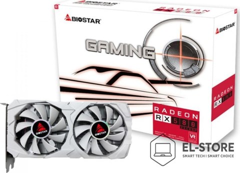 Biostar Karta graficzna BIOSTAR Radeon RX 580 8GB White D5