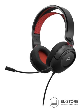 Corsair Corsair HS35 v2 Zestaw słuchawkowy Przewodowa Opaska na głowę Gaming Niebieski