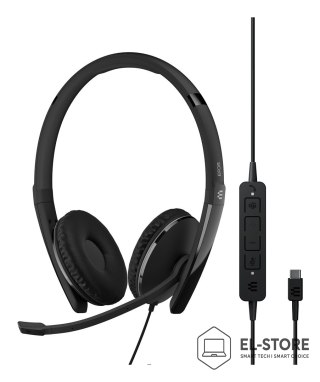 EPOS EPOS ADAPT 160T ANC USB-C Ohraufliegendes, binaurales USB-C-Headset mit ANC, kabelgebunden, MS Teams cert.