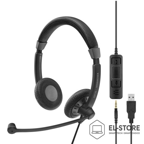 EPOS Słuchawki nauszne przewodowe Epos SC75 ML Professional Series USB-A