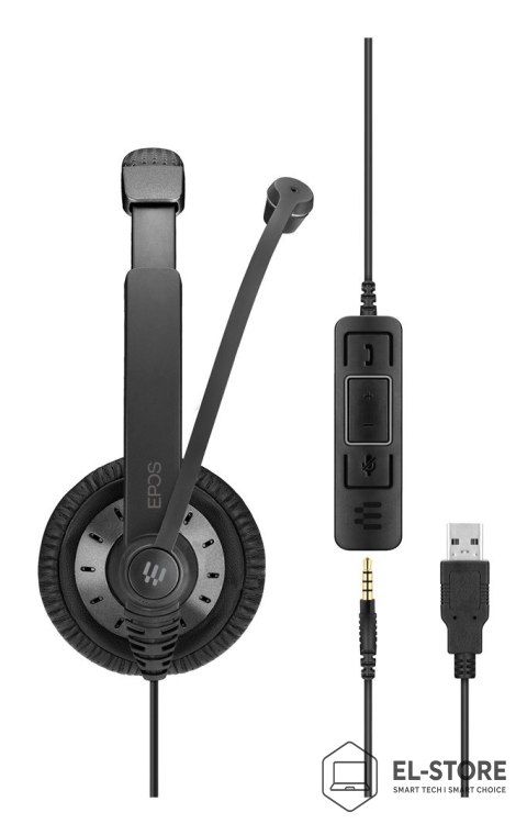 EPOS Słuchawki nauszne przewodowe Epos SC75 MS II USB-A