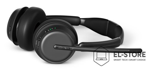 EPOS Zestaw słuchawkowy EPOS IMPACT 1061 ANC Bezprzewodowy Opaska na głowę Biuro/centrum telefoniczne Bluetooth Podstawka do ładowani