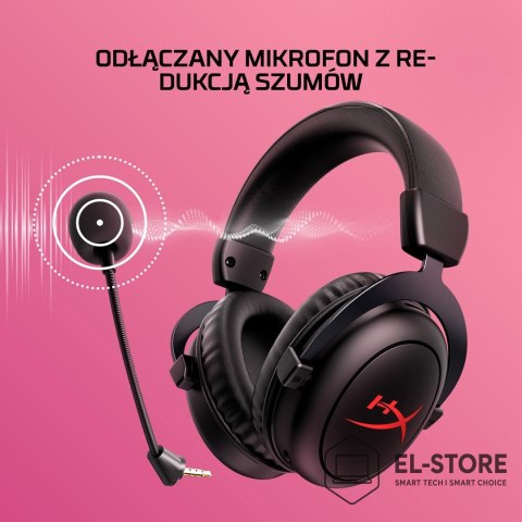 Hewlett-Packard Bezprzewodowy zestaw słuchawkowy do gier Kingston HyperX Cloud II Core