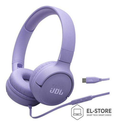 JBL Słuchawki nauszne JBL Tune520C USB-C Purple