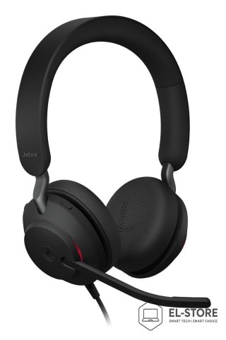 Jabra Jabra Evolve2 40 SE Zestaw słuchawkowy Przewodowa Opaska na głowę Połączenia/muzyka USB Type-C / USB Type-A Czarny
