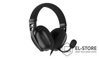 No name HATOR Hyperpunk 3 USB Zestaw słuchawkowy Przewodowa Douszny Gaming USB Type-C / USB Type-A Czarny