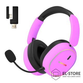 No name HATOR Phoenix 2 Wireless Zestaw słuchawkowy Przewodowy i Bezprzewodowy Opaska na głowę Gaming USB Type-C / USB Type-A Bluetooth 