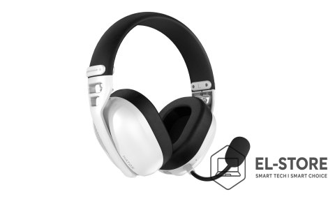 No name Słuchawki dla graczy Hyperpunk 3 Wireless bezprzewodowe białe