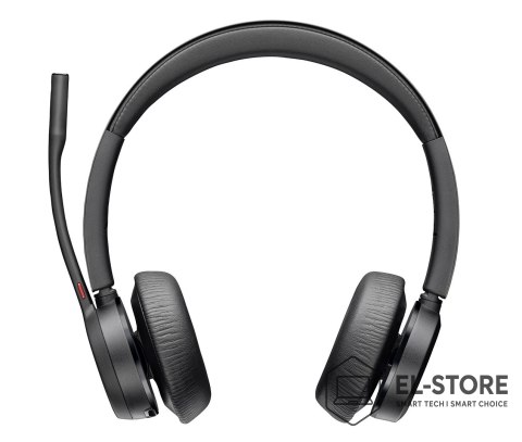 POLY Zestaw słuchawkowy Bluetooth Poly Voyager 4320 MS Teams Certified USB-A Headset with charge stand +BT700 dongle 77Z00AA
