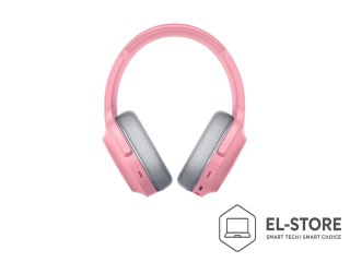 RAZER Razer RZ04-03790300-R3M1 słuchawki/zestaw słuchawkowy Bezprzewodowy Opaska na głowę Gaming USB Type-C Bluetooth Szary, Różowy