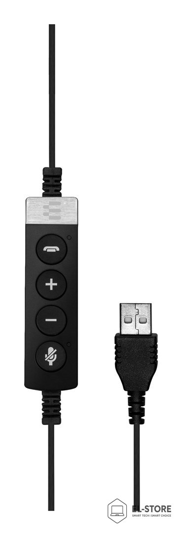 Sennheiser EPOS IMPACT SC 230 USB MS II Zestaw słuchawkowy Przewodowa Opaska na głowę Biuro/centrum telefoniczne USB Typu-A Czarny