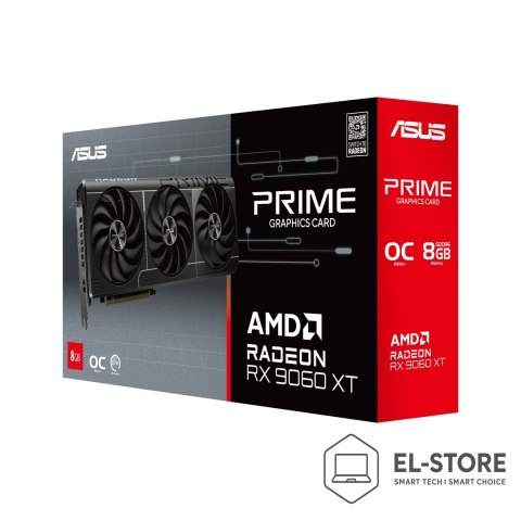 ASUS ASUS Prime -RX9060XT-O8G AMD Radeon RX 9060 XT 8 GB GDDR6