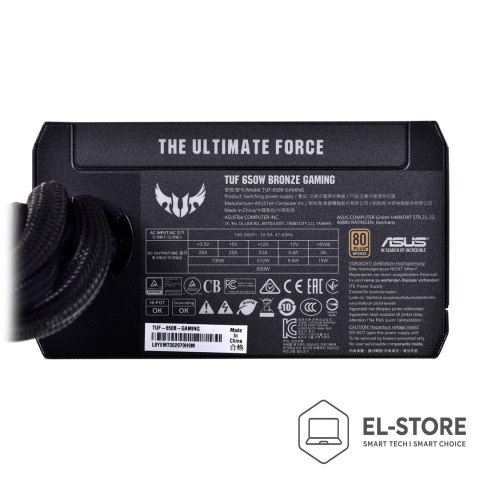 ASUS Zasilacz ASUS TUF Gaming 650W 80+ Bronze