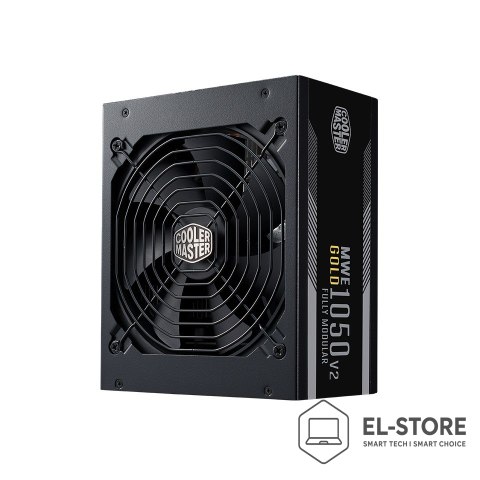 Cooler Master Zasilacz Cooler Master MWE Gold 1050 V2 ATX 3.1 1050W 24-pin (519279) Czarny