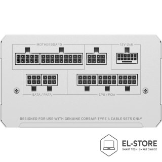 Corsair Zasilacz Corsair RM1000e 2025 White 1000W ATX 3.1