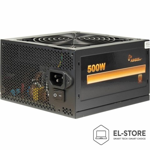 Inter-Tech Zasilacz Inter-Tech ArgusNT BPS-500 - 500 W - 100 - 240 V - 47 - 63 Hz - 7/3,5 A - 100 W - 420 W