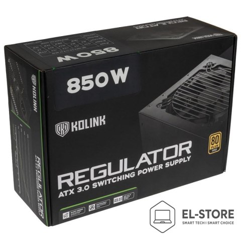 KOLINK Kolink Regulator moduł zasilaczy 850 W 20+4 pin ATX ATX Czarny