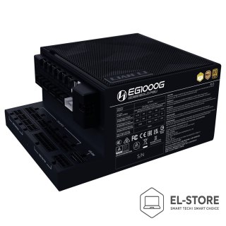 LIAN LI Zasilacz Lian Li 1000W EDGE GOLD 1000 80 PLUS Gold, PCIe 5.1, ATX 3.1, Czarny, USB-Hub