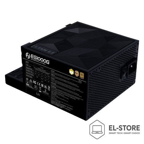 LIAN LI Zasilacz Lian Li 1000W EDGE GOLD 1000 80 PLUS Gold, PCIe 5.1, ATX 3.1, Czarny, USB-Hub