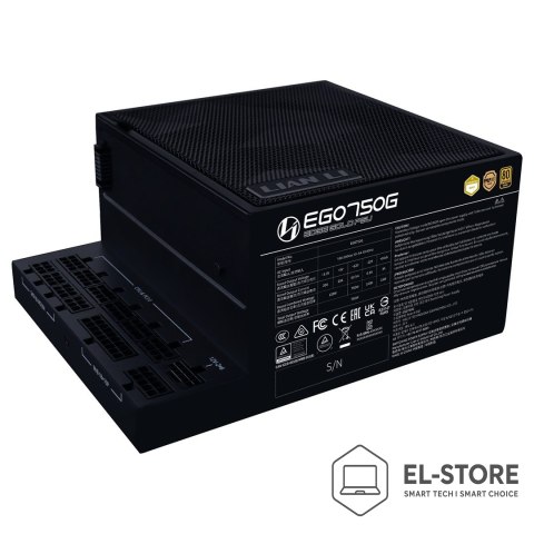 LIAN LI Zasilacz Lian Li EDGE EG750 80 PLUS Gold Netzteil, PCIe 5.1, ATX 3.1 - 750 Watt, schwarz