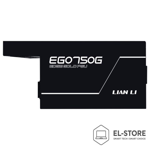 LIAN LI Zasilacz Lian Li EDGE EG750 80 PLUS Gold Netzteil, PCIe 5.1, ATX 3.1 - 750 Watt, schwarz