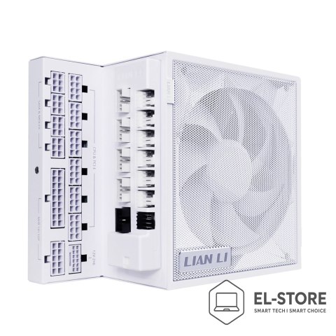 LIAN LI Zasilacz Lian Li EDGE GOLD 1000 80 PLUS Gold Netzteil, PCIe 5.1, ATX 3.1 - 1.000 Watt, weiß, inkl. USB-Hub