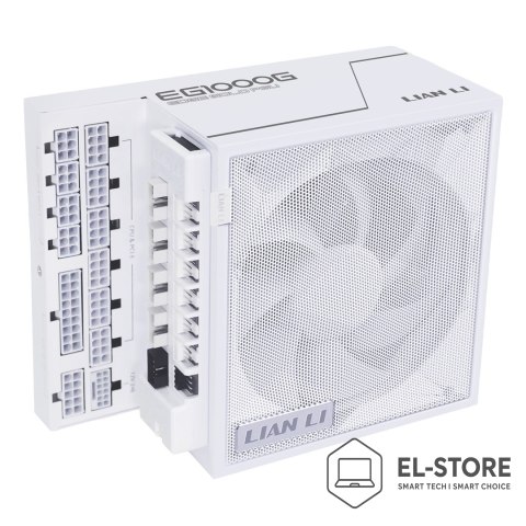 LIAN LI Zasilacz Lian Li EDGE GOLD 1000 80 PLUS Gold Netzteil, PCIe 5.1, ATX 3.1 - 1.000 Watt, weiß, inkl. USB-Hub