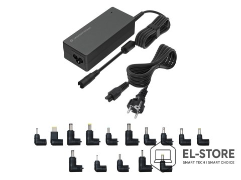 No name Conceptronic OZUL08B15 adapter zasilający/ inwentor Wewnętrzna 90 W Czarny