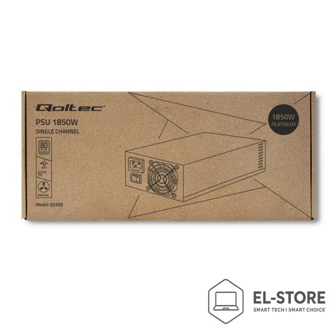 Qoltec Zasilacz Qoltec 50350 1850W Szary