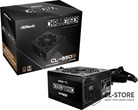 Asrock Zasilacz ASRock CHALLENGER 650W 80 Plus Bronze